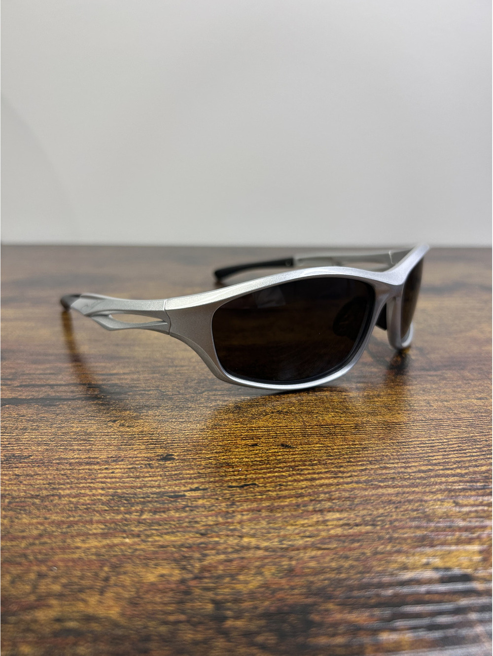 Silver Frame Black Lens Sunglasses
